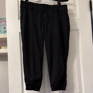 Women’s Black Softball Pants